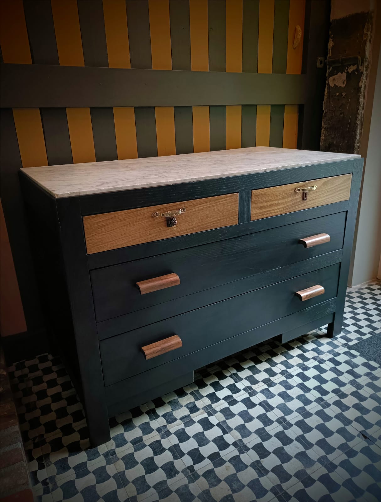 Vintage ladenkast, dressoir